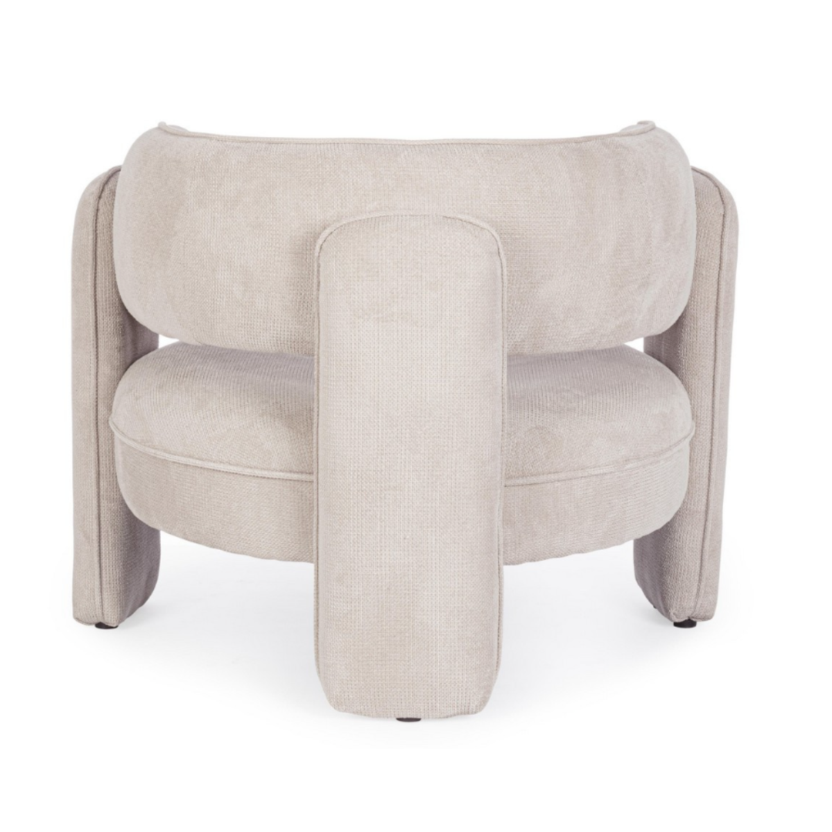 BT AMARA Beige design Upholstered indoor armchair